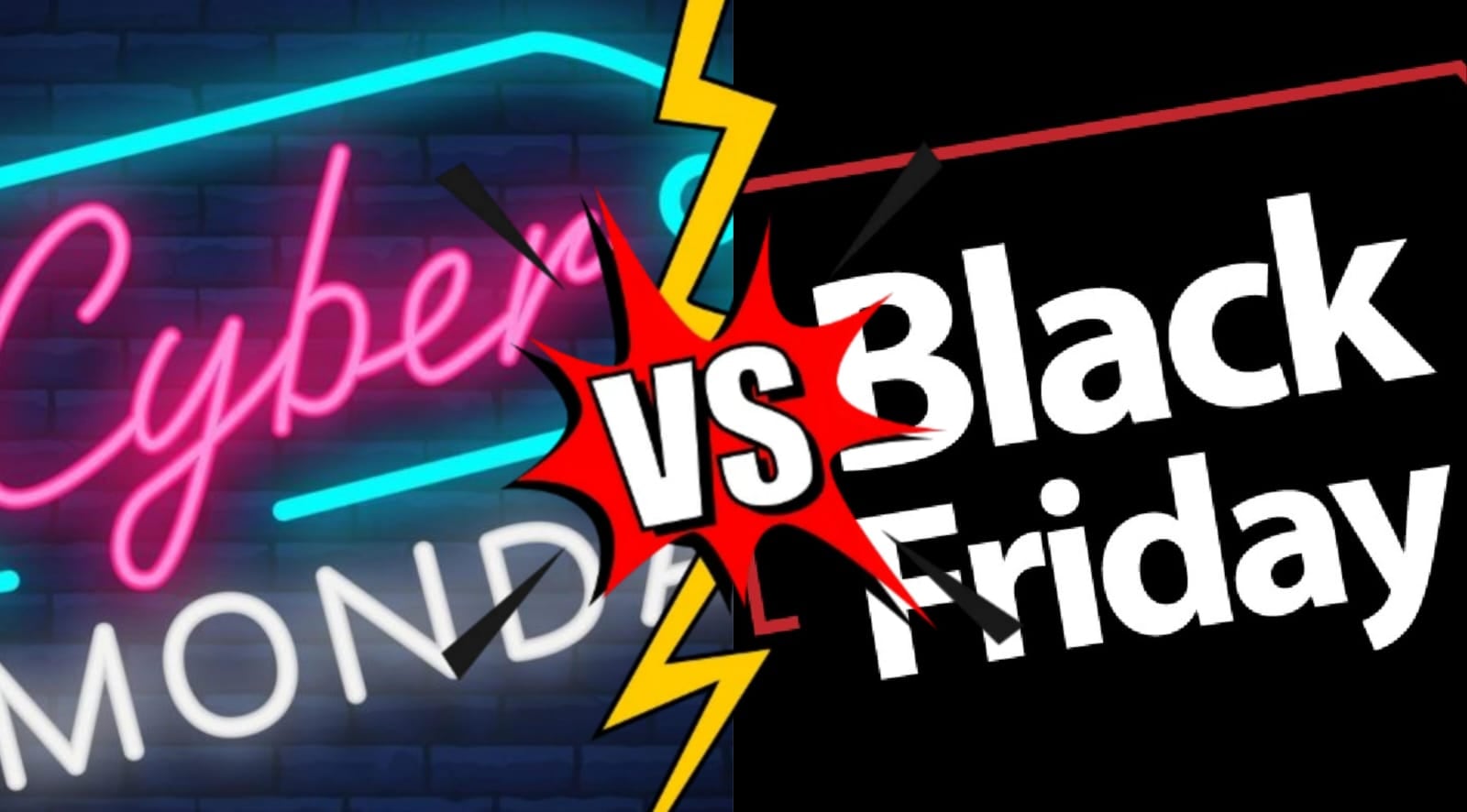 Las diferencias entre el Cyber Monday y Black Friday