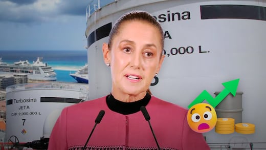 Sheinbaum atribuye a los precios de la turbosina la menor llegada de turistas al Caribe Mexicano