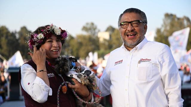 Delfina Gómez y Horacio Duarte