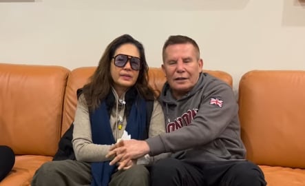 Julio César Chávez y Yolanda Andrade