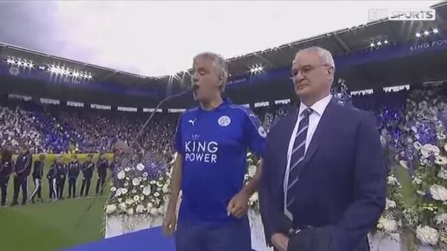 Andrea Bocelli canta al Leicester