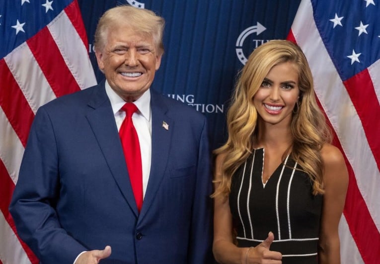 Katie Zacharia, secretaria de Prensa de la Casa Blanca