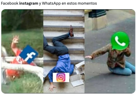 La caída de WhatsApp e Instagram inspiran memes este 3 de abril