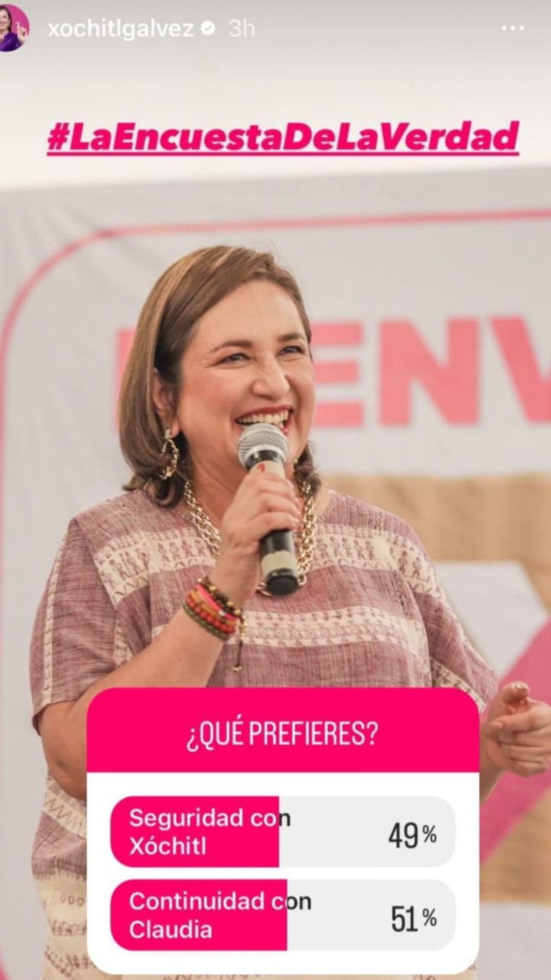 Xóchitl Gálvez encuesta fallida