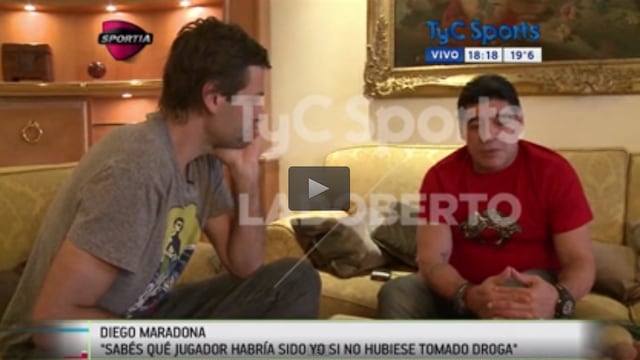 El argentino aceptó en una sincera entrevista que "su enfermedad" con las drogas afectó su carrera.