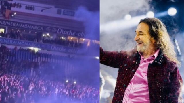 Cae de pirotecnia en el concierto de Marco Antonio Solís