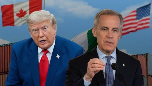 Donald Trump tacha de mentiroso a Mark Carney en plena disputa comercial con Canadá