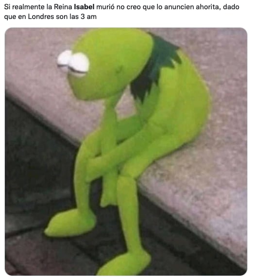 Memes sobre la muerte de la reina Isabel II