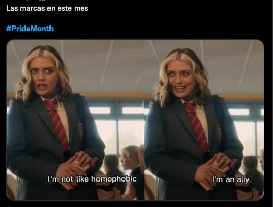Meme de pride month.
