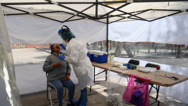 Aplicación de prueba para coronavirus.