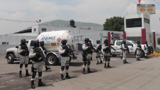Guardia Nacional vigila gaseras