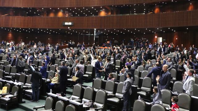 La sesión de la Cámara de DIputados.