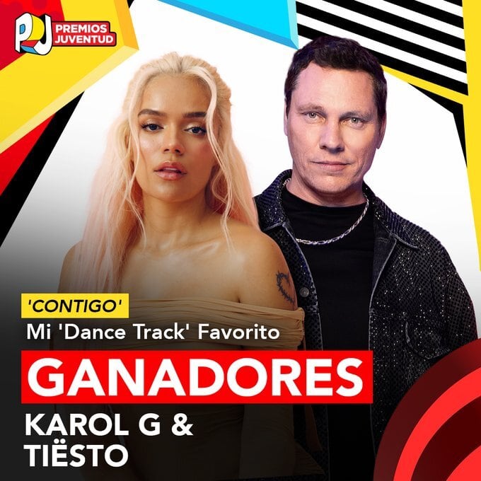Ganadores a Mi ‘Dance Track’ Favorito en los Premios Juventud 2024