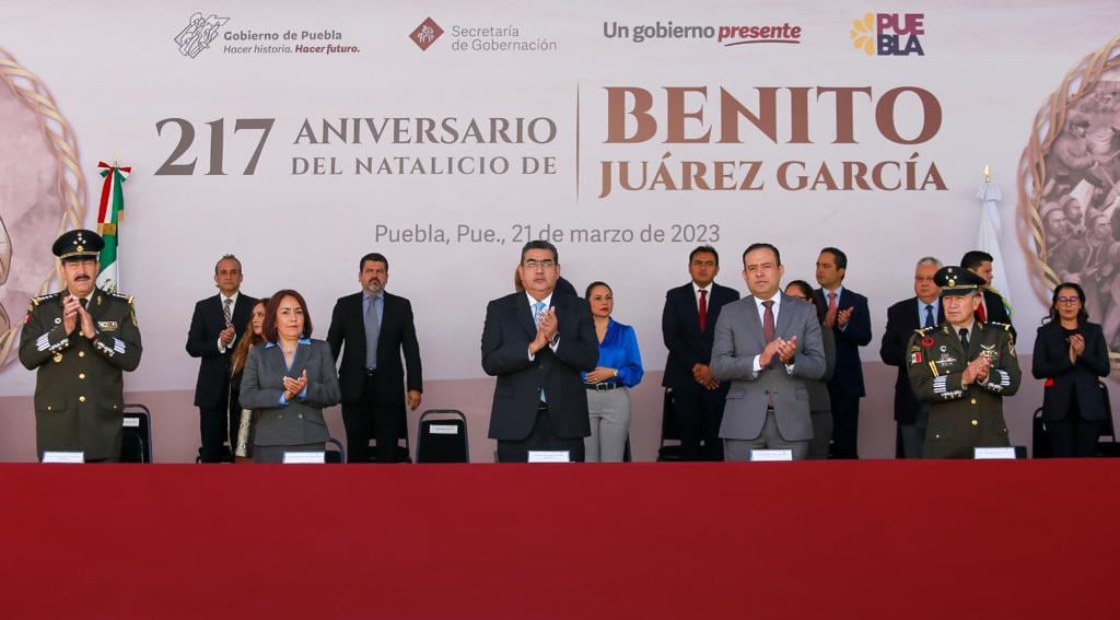 Ceremonia Conmemorativa al 217 Aniversario del Natalicio del “Benemérito de las Américas”