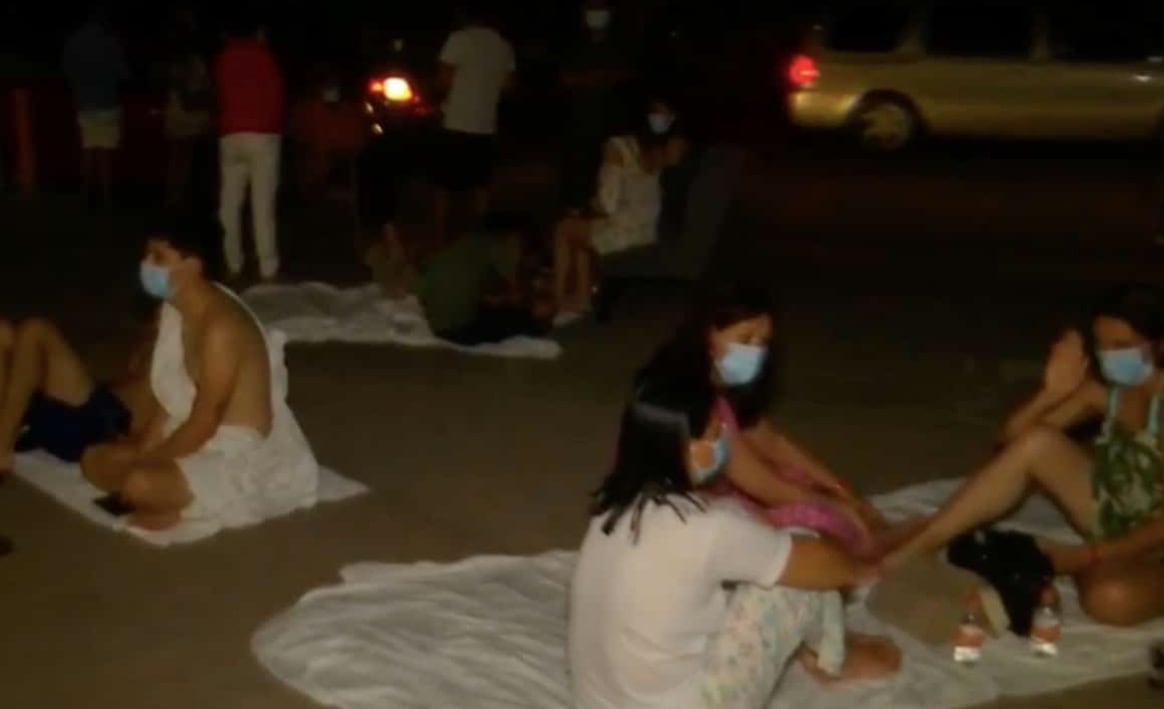 Turistas en Acapulco/Noticieros Televisa