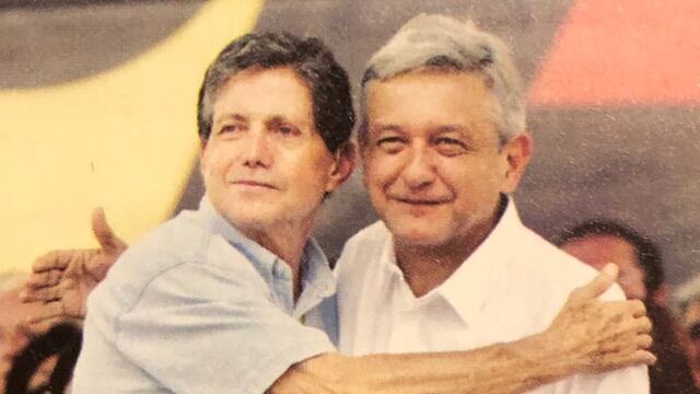 Héctor Bonilla y AMLO.