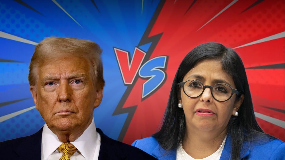 Delcy Rodríguez responde a Trump: “Mi destino lo decide Dios”