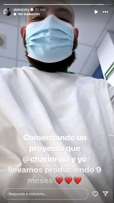 Slobotzky y Charin Ruiz ya son papás y así lo reveló el comediante