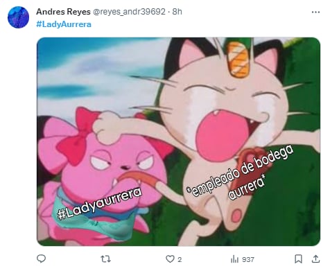 Memes de Lady Aurrerá