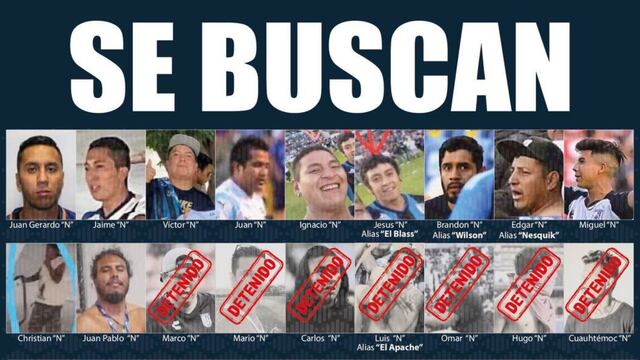 Las 11 personas que busca la Fiscalía de Querétaro