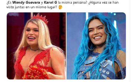 ¿Wendy Guevara y Karol G son la misma persona?