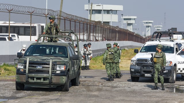 Operativo de seguridad en Penal del Altiplano por el Güero Palma