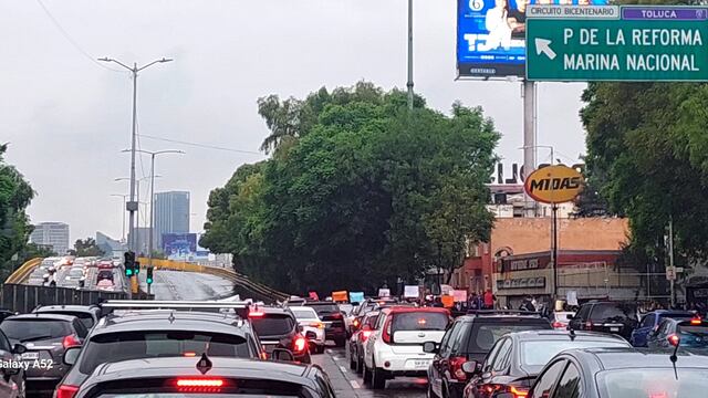 Bloquean Circuito Interior a la altura de Casco de Santo Tomas