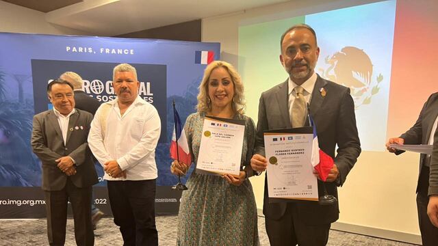 Fernando Flores es distinguido en Europa como Embajador de la Organización Mundial de Ciudades Sostenibles