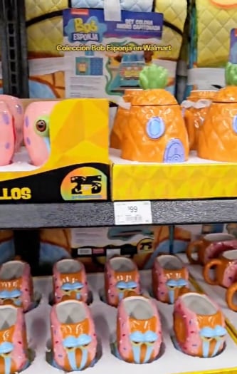 Colección de Bob Esponja en Walmart