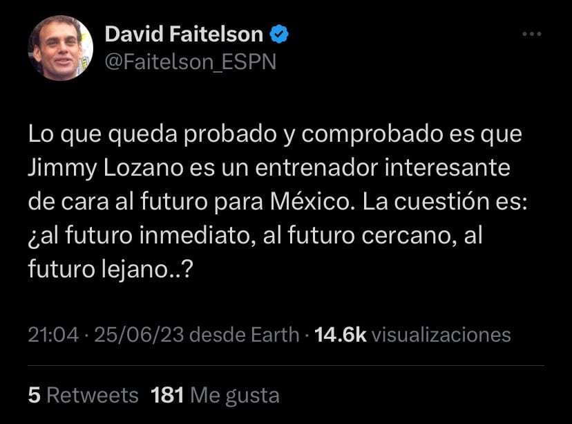 David Faitelson.