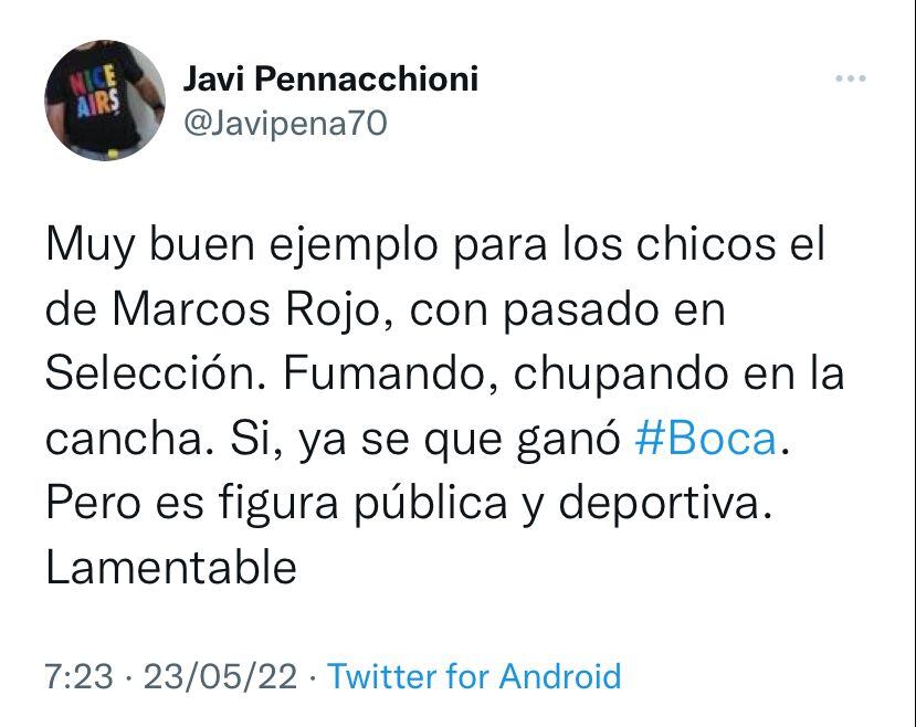 Aficionados reprueban la forma de festejar de Marcos Rojo.