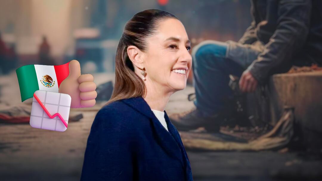 Claudia Sheinbaum celebra reducción de la pobreza en México