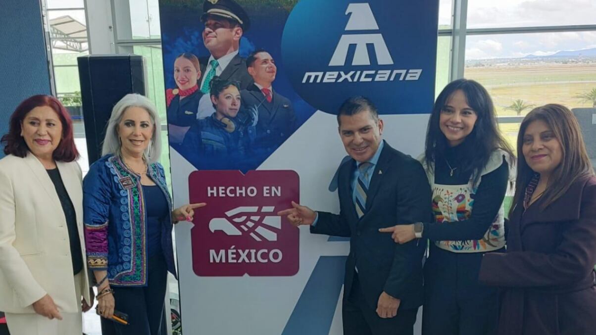 Mexicana y el AIFA, orgullosos Hecho en México