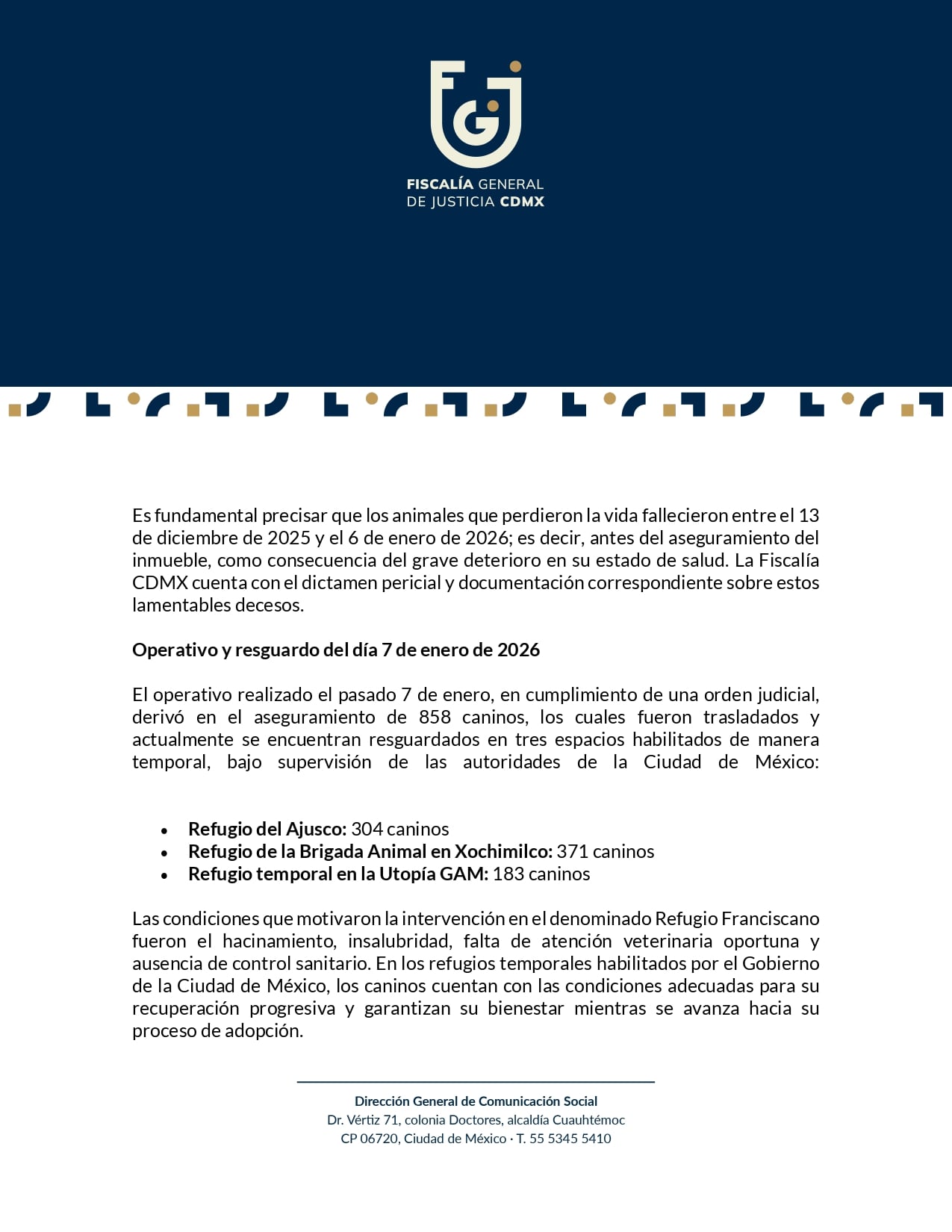 Fiscalía de la CDMX no aseguró el predio del Refugio Franciscano