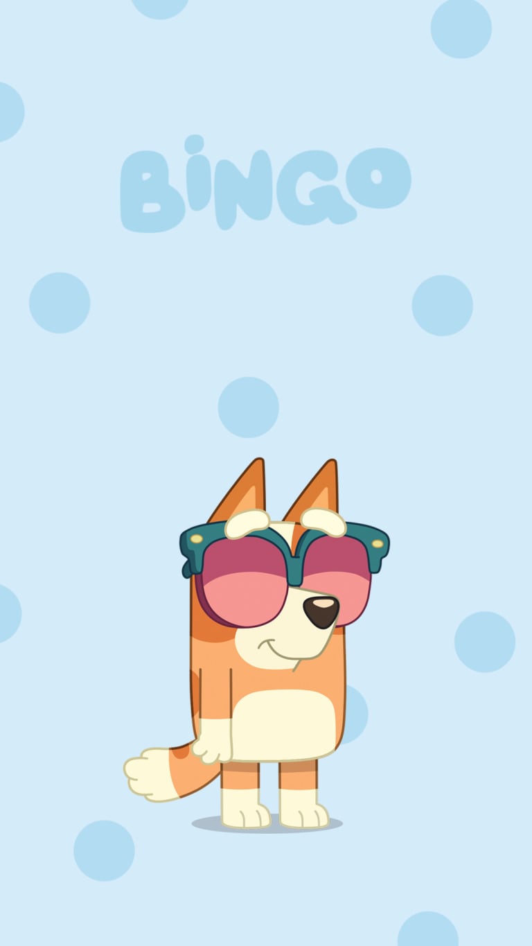 Fondo de pantalla de Bingo, hermana de Bluey