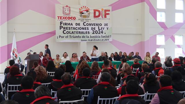 Texcoco y SUTEYM firman convenio