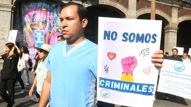 Veterinarios inician marchas y paro hoy 18 de febrero