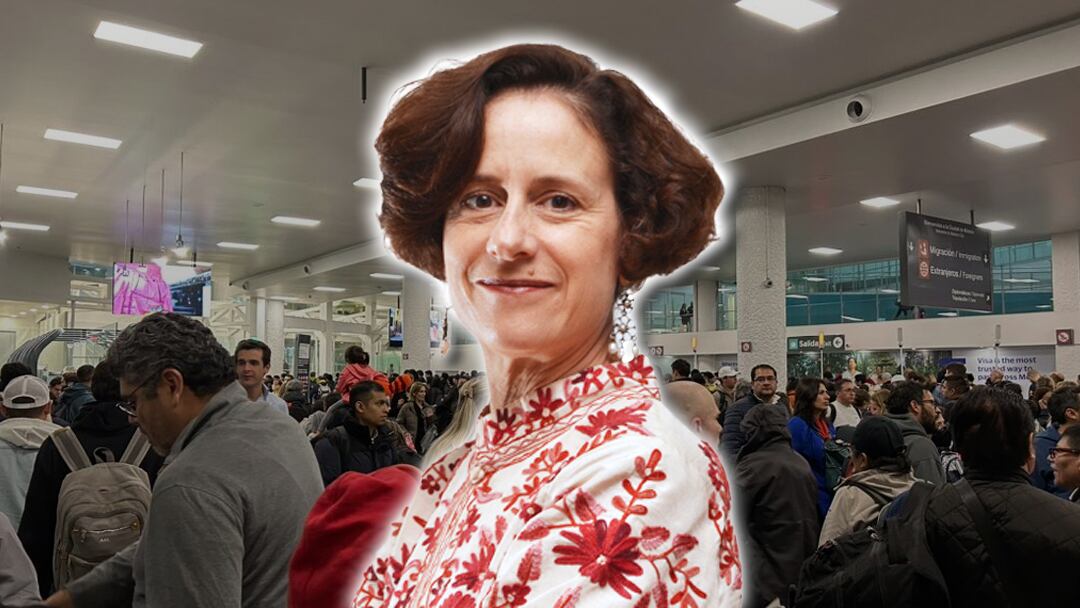 Denise Dresser y el caos en el AICM en la zona de inmigración