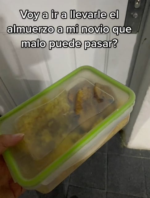 Lunch que lleva al trabajo del novio infiel