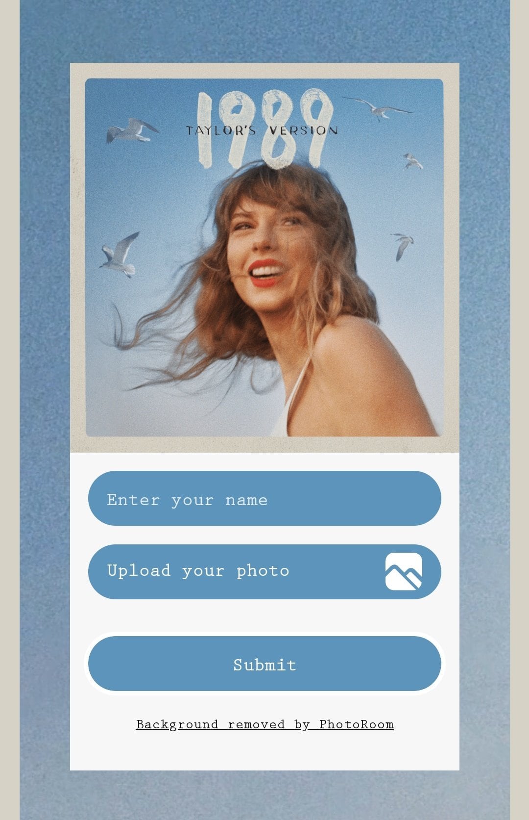 Así puedes hacer tu póster personalizado de Taylor Swift 1989 Taylor's Version
