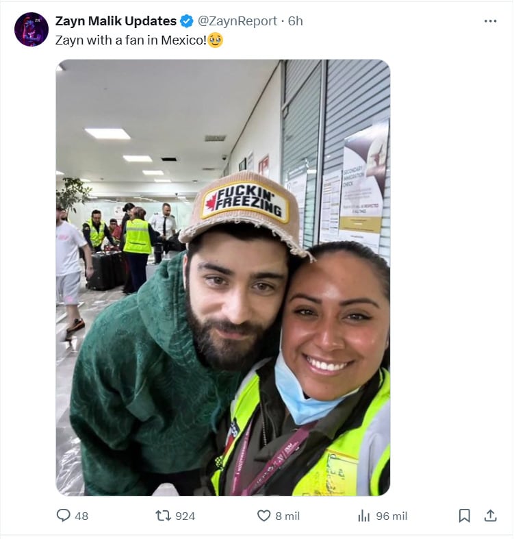 Zayn Malik ya llegó a México