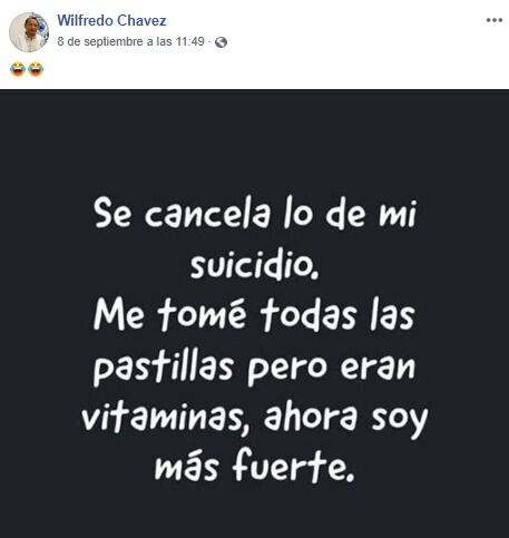 El psiquiatra publicó un mensaje de burla en su Facebook.