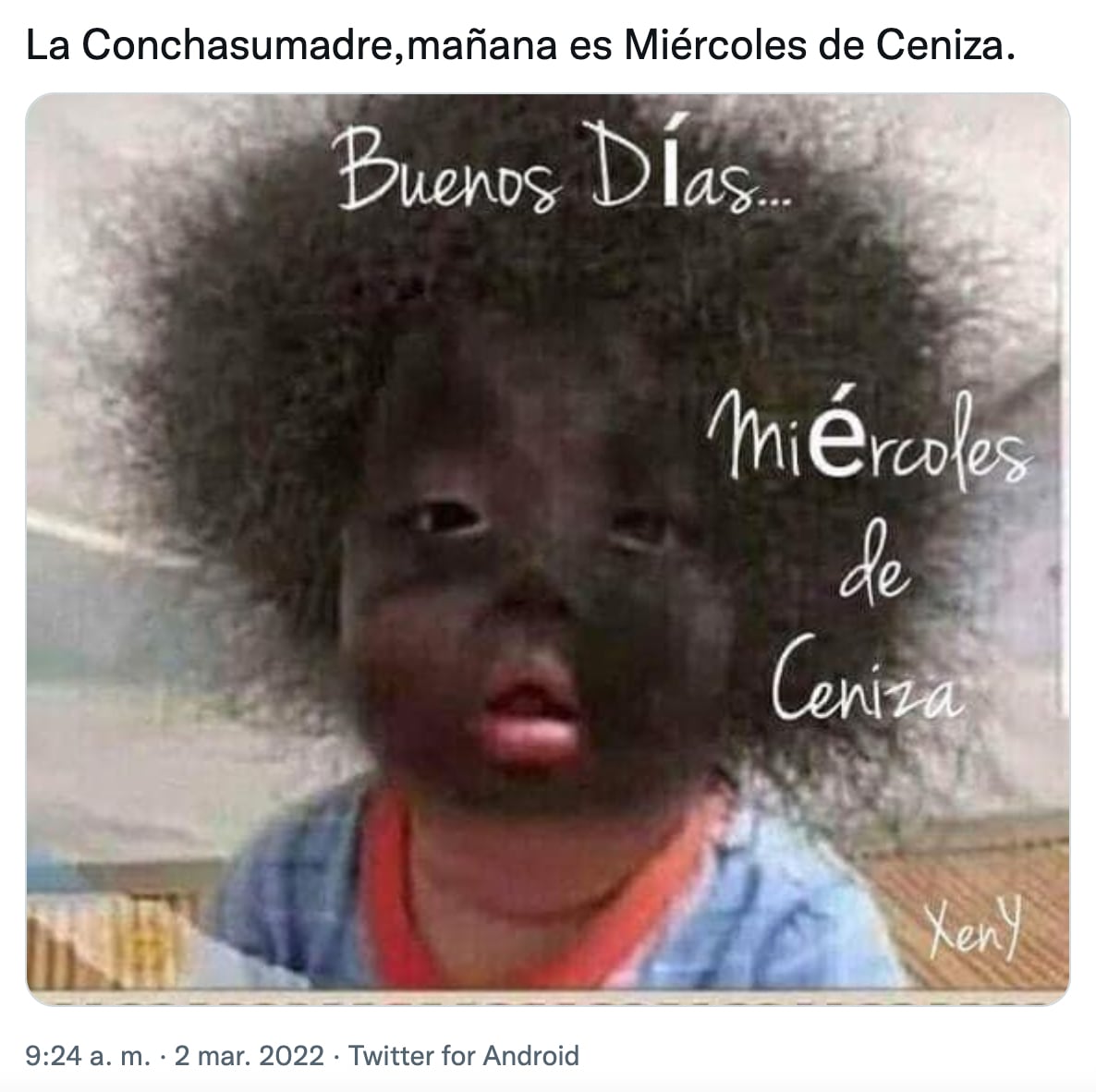 Memes del miércoles de ceniza