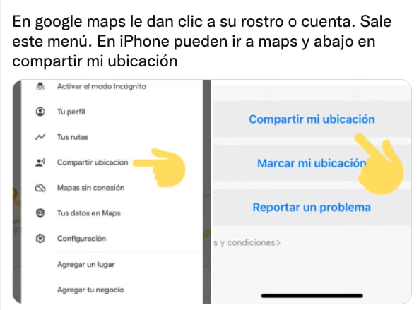 Cómo compartir ubicación desde Android