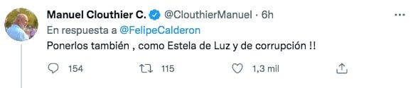 Tuit de Manuel Clouthier