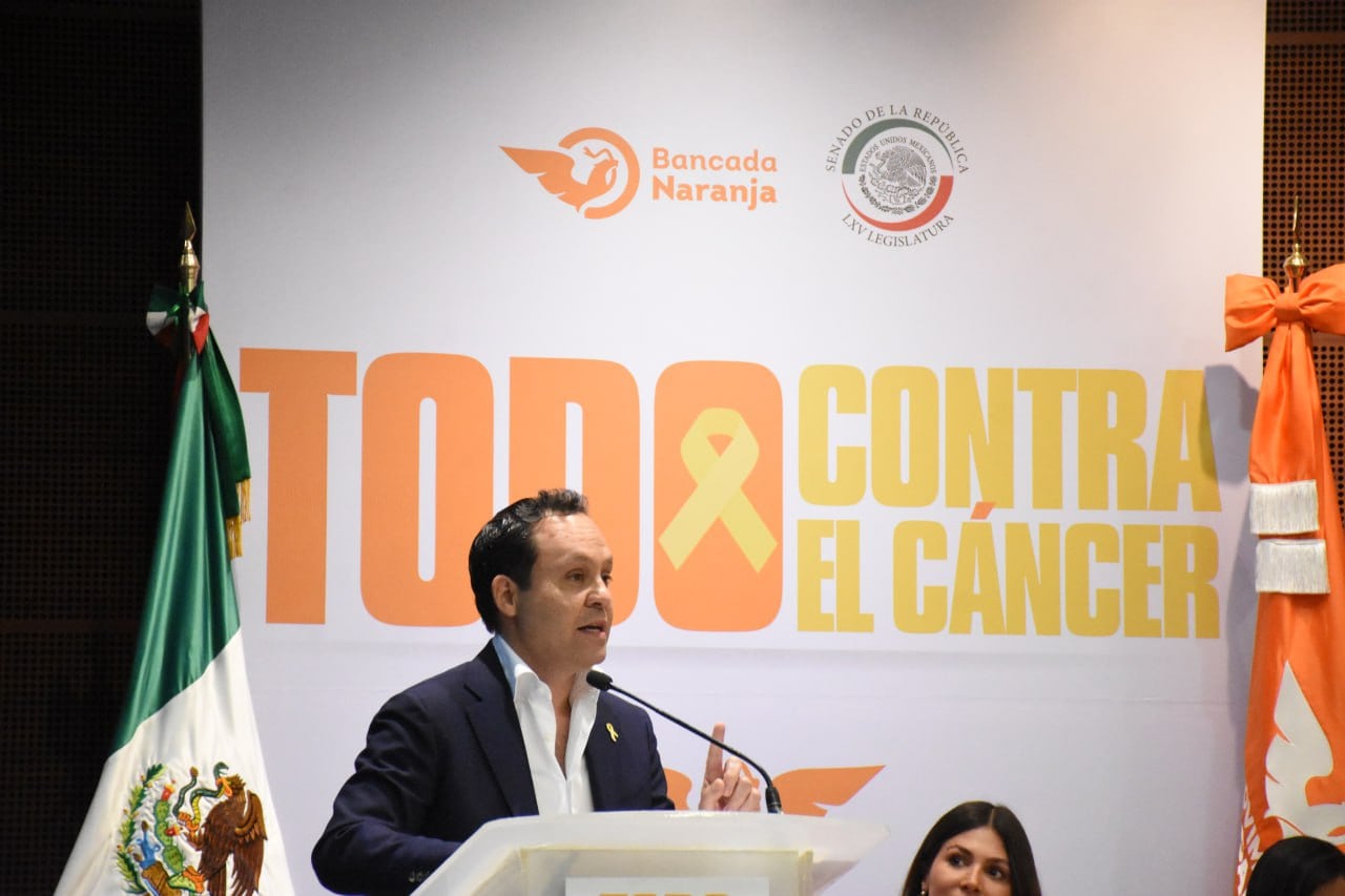 Clemente Castañeda presentó la iniciativa “infancias libres de cáncer” en la Cámara de Senadores