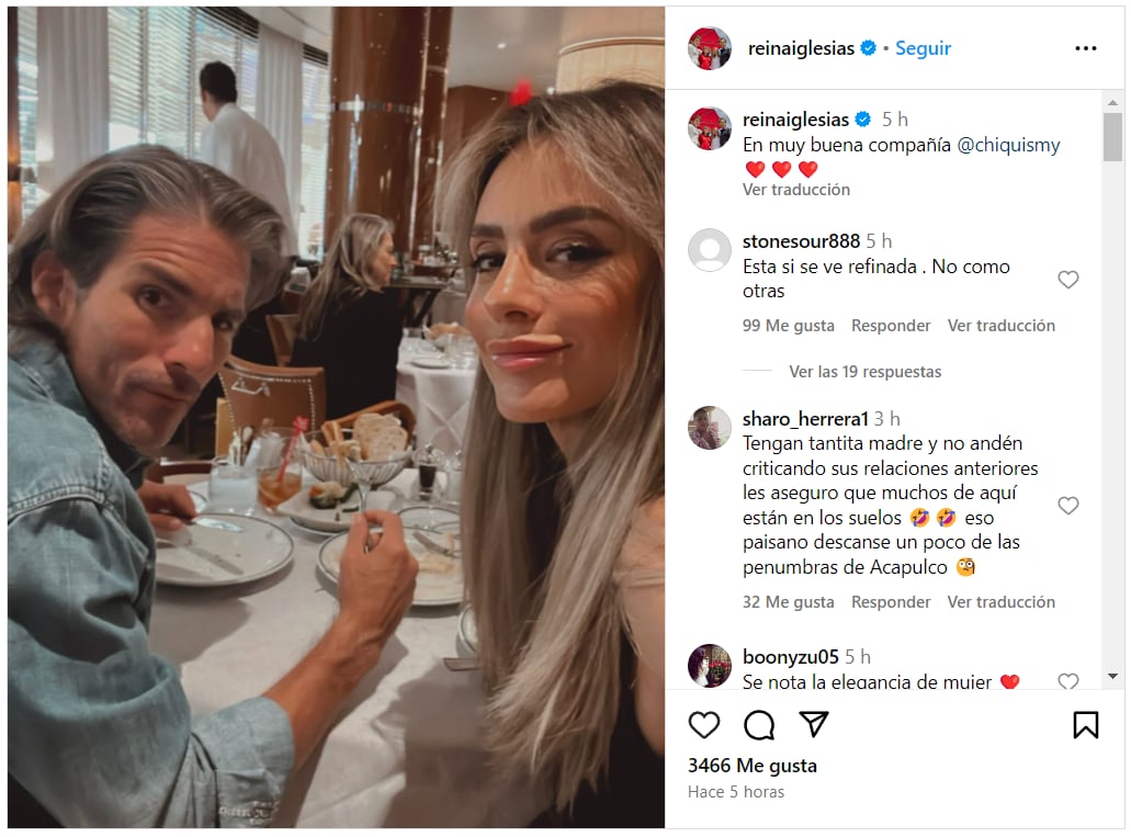Fernando Reina y su nueva novia