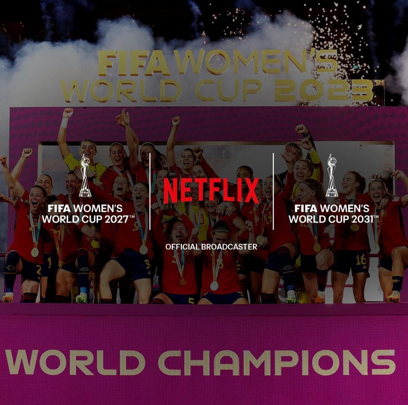 Netflix transmitirá el Mundial Femenino 2027