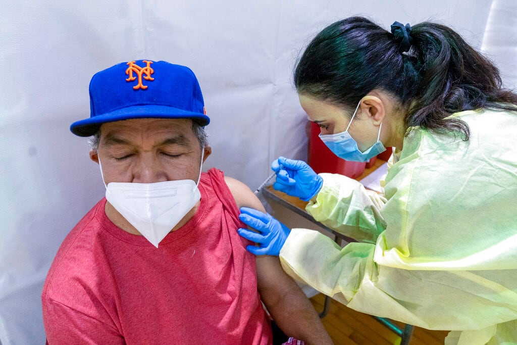Vacunación en Nueva York