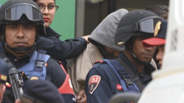 Detención de Mónica García Villegas en Tlalpan.